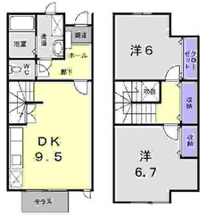 ヴェールボワⅡの物件間取画像